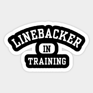 Linebacker in Training Sticker